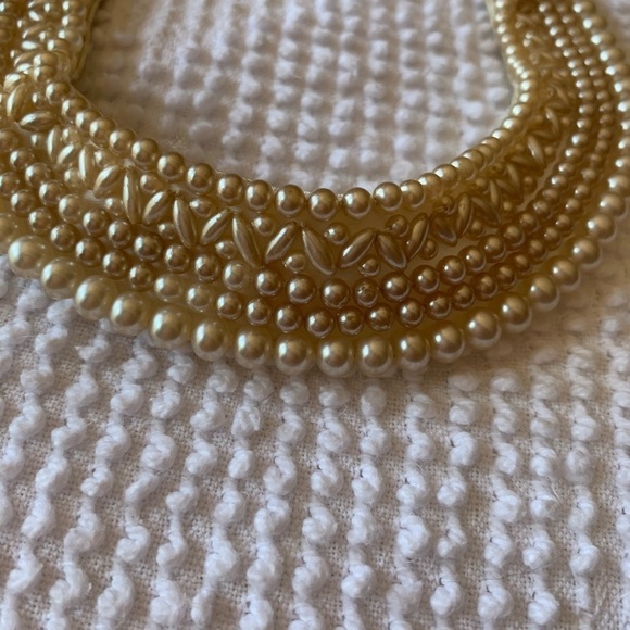 Vintage Glentex Faux Pearl Necklace - Picture 7 of 9